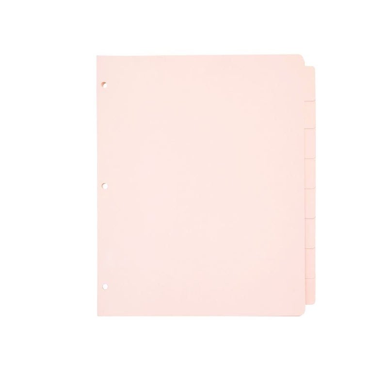 Paper Junkie 12 Sets Pink 8 Tab Dividers for 3 Ring Binder  Paper Binder Separators with Tabs  Bulk Pack of 96 Total Page Dividers for School  Work  Home  Office Supplies (Letter Size  9.5x11 in) - Image 5